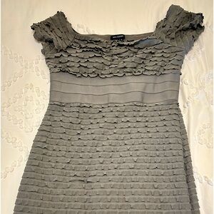 Max Edition tiered ruffle sleeveless mini